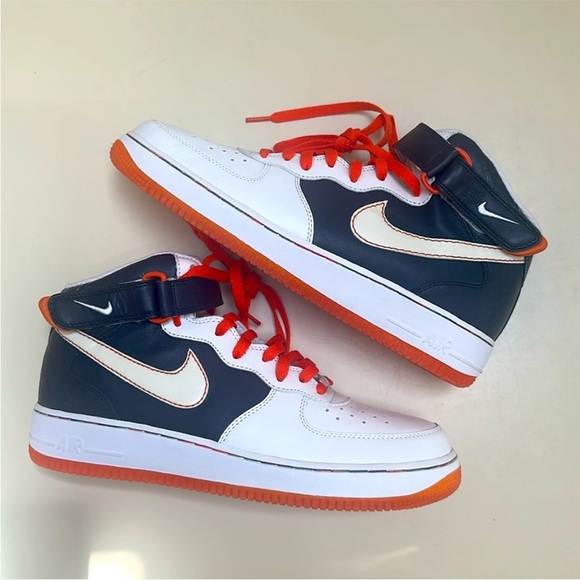 🆕 🔥 NIKE MENS AIR FORCE 1 MID '07 ORANGE BLAZE 315123 411/WHT US MENS size 11 🔥 - Picture 14 of 14